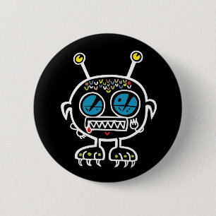 Tiny Monster Ronde Button 5,7 Cm