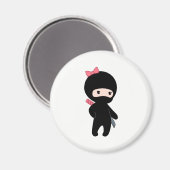Tiny Ninja Girl Magneet (Voorkant / Achterkant)