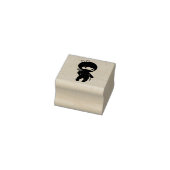 Tiny Ninja Meisje 1x1 Rubberstempel (Stempel)