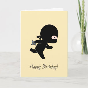 Tiny Ninja onderweg op Gele Dag Kaart