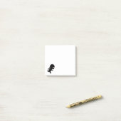 Tiny Ninja Running Post-it® Notes (Op bureau)