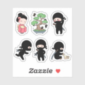 Tiny Ninja Set 1 Sticker (Vel)