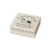 Tiny Ninja Taming Chicken Arch Address Rubberstempel (Stempel)