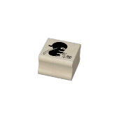 Tiny Ninja Vouwen Origami Star 1x1 Rubberstempel (Stempel)