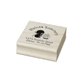 Tiny Ninja Watering Bonsai Tree Adres Rubberstempel (Stempel)