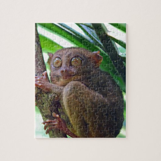 Tiny Philippine tarsier Legpuzzel (Verticaal)