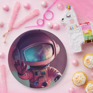 Tiny Pink Alien Papieren Bordje