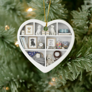 Tiny Planken Hond Liefhebber editie 2D print Honde Keramisch Ornament