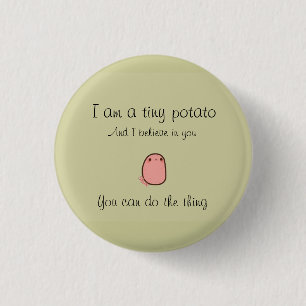 Tiny potato button