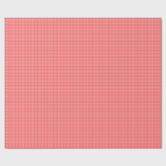 Tiny Red Gingham Cadeaupapier (Vlak)