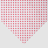 Tiny Red Hearts Valentijnsdag Gift Tissue Paper Tissuepapier (Detail)