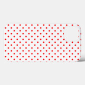 Tiny Red Polka Dot Pattern Case-Mate iPhone Case (Achterkant (horizontaal))