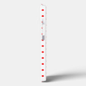 Tiny Red Polka Dot Pattern Case-Mate iPhone Case (Achterkant / Links)