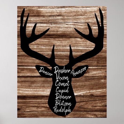 Tiny Reindekerst Poster (Voorkant)