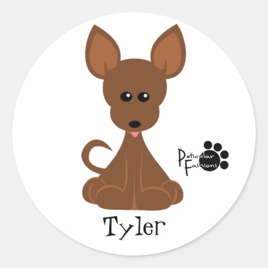 Tiny Ronde Sticker (Voorkant)