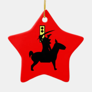 Tiny Samurai Keramisch Ornament