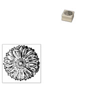 Tiny schattig anemoon bloesem botanisch 	rubberstempel (Gestempeld)