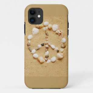Tiny Seashell Peace Sign iPhone 11 Hoesje