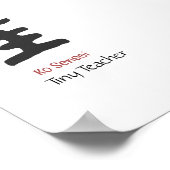 Tiny Sensei Poster (Hoek)