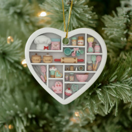 Tiny Shelves: Baker Edition graphic print Baking Keramisch Ornament