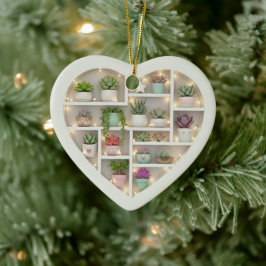 Tiny Shelves Succulent Plant Edition graphic print Keramisch Ornament