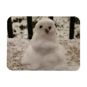 Tiny Snowman Flexible Magnet Magneet