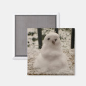 Tiny Snowman Magnet Magneet (Voorkant / Achterkant)