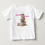 Tiny Soul, Big Dreams" Teddy Bear Toddler T-Shirt (Voorkant)