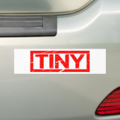 Tiny Stamp Bumpersticker (Op auto)