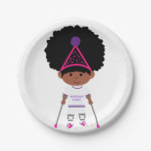 Tiny Tamara TT7" Rond Witboek Bord (Voorkant)