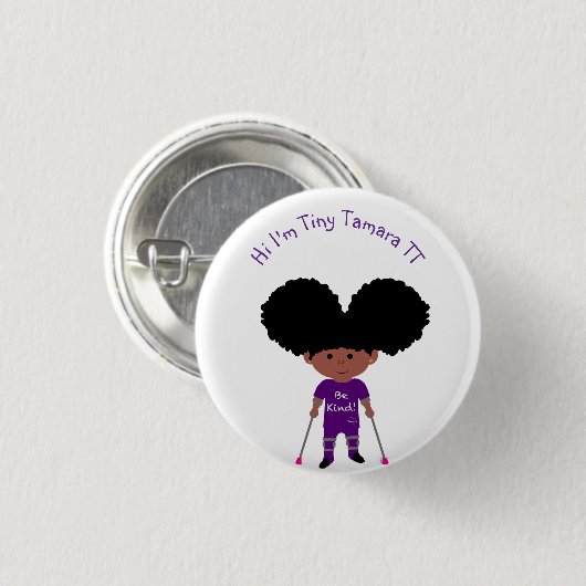 Tiny Tamara TT introductie Button (Voorkant /achterkant)