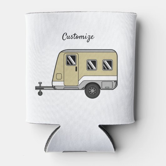 Tiny Tan Caravan Camper Thunder_Cove Blikjeskoeler (Voorkant)