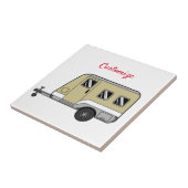 Tiny Tan Caravan Camper Thunder_Cove Tegeltje (Zijkant)