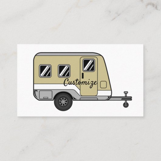 Tiny Tan Caravan Camper Thunder_Cove  Visitekaartje (Achterkant)