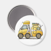 Tiny Tear Drop Camper Magnets (Recto/Verso)