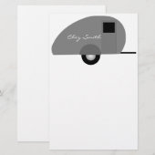 Tiny Teardrop Trailer Thunder_Cove Briefpapier (Voorkant / Achterkant)