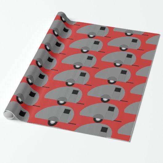 Tiny Teardrop Trailer Thunder_Cove Cadeaupapier (Uitgerold)