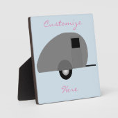 Tiny Teardrop Trailer Thunder_Cove Fotoplaat (Voorkant)