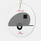 Tiny Teardrop Trailer Thunder_Cove Keramisch Ornament (Links)