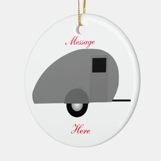 Tiny Teardrop Trailer Thunder_Cove Keramisch Ornament (Links)