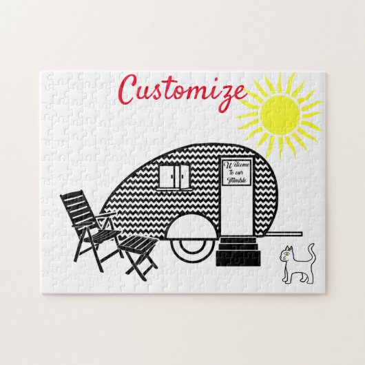 Tiny Teardrop Trailer Thunder_Cove Legpuzzel (Horizontaal)