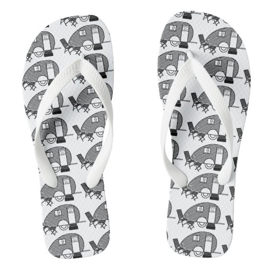 Tiny Teardrop Trailer Thunder_Cove Teenslippers (Voetbed)