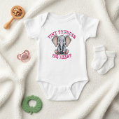 Tiny Thunder Grote Hart Lieve Olifant Romper