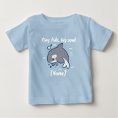 Tiny Tide Whale T-shirt – Custom Name (Devant)