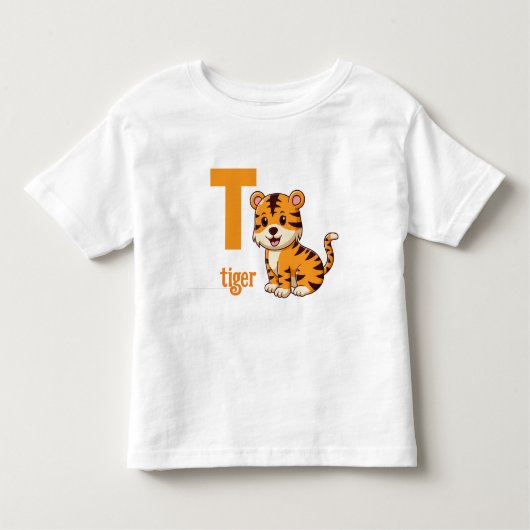 Tiny Tiger T-shirt - Ontketen het gebrul (Voorkant)