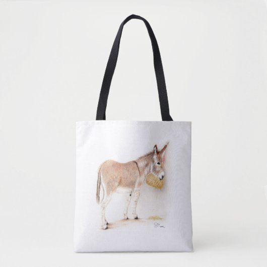 Tiny Tim Donkey Canvas tas (Voorkant)