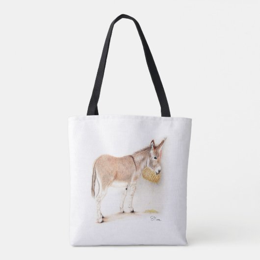 Tiny Tim Donkey Canvas tas (Achterkant)