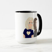 Tiny Travers Logo Mug avec Channel Hosts (Devant droit)
