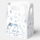 Tiny Treasures Ocean Baby shower Bedankdoosjes (Geopend)