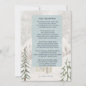 Tiny Treasures w/sneeuwskool Bedankkaart (Voorkant)